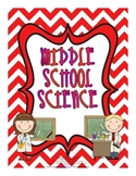 Middle School Science - Posters, Printables, Back to School Ideas