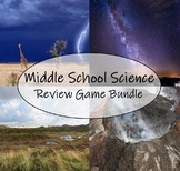 Middle School Science Review Game Bundle