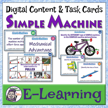 Preview of Middle School Science: Simple Machines | Digital Content for Distant E-Learning