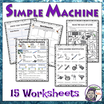 36 Simple Machines Worksheet Middle School - support worksheet