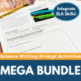Middle School Science Writing Prompt Activities MEGA Bundle - Print or Digital