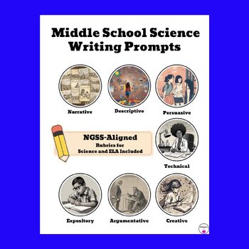 Preview of Middle School Science Writing Prompts (NGSS-Aligned)
