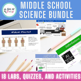 Middle School Science Curriculum Bundle (Grades 6, 7, and 8)