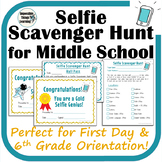 Middle School Selfie Scavenger Hunt for 6th Grade Orientat