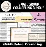 Middle School Small Group Counseling Bundle