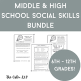 Social Skills Bundle for Speech Therapy