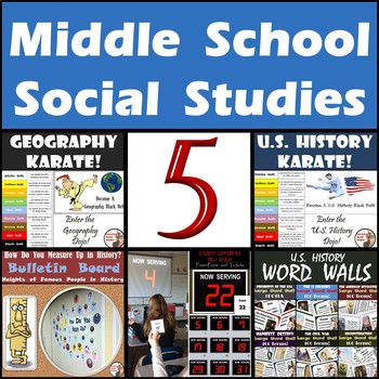 middle school social studies assignments