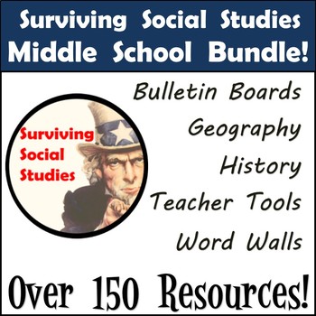Preview of Middle School Social Studies Resources to Supplement Your Curriculum!