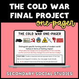 Middle School Social Studies | The Cold War One-Pager | Wo