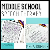Middle School Speech Therapy Bundle | Speech and Language