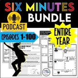 Middle School Speech Therapy Podcast Activities with Six Minutes
