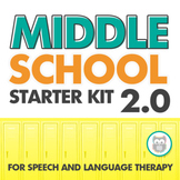 Middle School Speech Therapy Starter Kit
