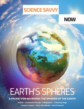 Preview of Middle School Spheres of the Earth | Independent Work | Sub Plans | Centers | 