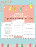 Middle School Spring Figurative Language Activity