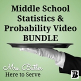 Middle School Statistics and Probability Video BUNDLE