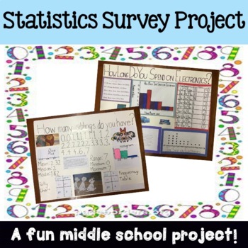 statistics project middle school