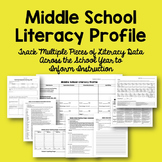 Middle School Student Literacy Profile: Assessments to Track Data