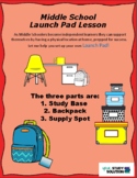 Middle School Study Skills Launch Pad Lesson!!