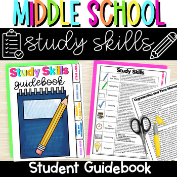 Preview of Middle School Study Skills Reference Book
