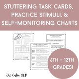 Middle and High School Stuttering Bundle for Speech Therapy
