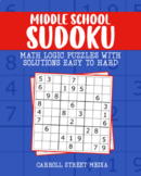 Middle School Sudoku: Printable Math Logic Puzzle Games Wi