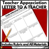 Teacher Appreciation Activities for Middle School Letter t