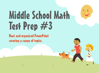 Preview of Middle School Test Prep #3