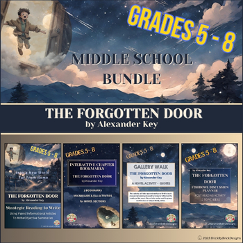 Preview of Middle School The Forgotten Door by Alexander Key -Bundle