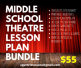 Middle School Theatre 1-3 Lesson Plan Bundle