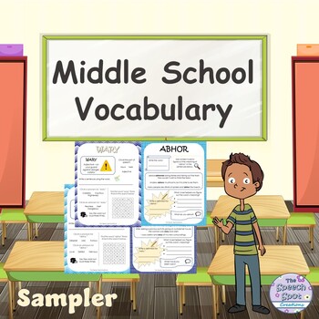 Middle School Vocabulary Activities By The Speech Spot Creations