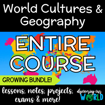 Preview of Middle School World Cultures & Geography Course