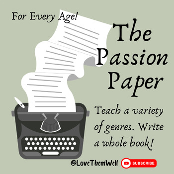 Preview of Creative & Informative Writing Project | The Passion Paper | Multi-Genre Writing