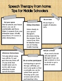 Teletherapy Tips for Middle School and H.S. Students (Rule