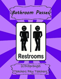 Middle School/High School Bathroom Locker Passes (Classroo