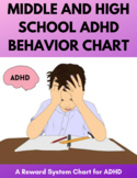 Middle and High School ADHD Behavior Chart - A Reward Syst