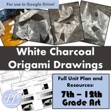 Middle and High School Art Unit: White Charcoal Drawing