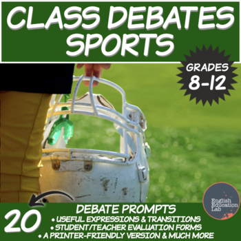 Preview of Debating Topics for Middle/High School: Sports