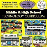 Middle and High School STEM and Technology Curriculum