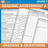Fourth Grade Reading Test Prep or Literature Assessment - 
