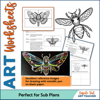 Preview of Middle or High School Art Sub Plans/Worksheets Early Finisher Project