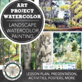 Watercolor Landscape Painting Project: Middle School Art o