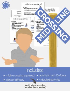 Preview of Midline Crossing: Explanation, Signs of Difficulty, OT Activity Ideas + More!