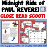 Midnight Ride of Paul Revere Close Read SCOOT!