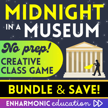 Preview of Night at the Museum BUNDLE Midnight in a Museum Fun Brain Break Reward Game