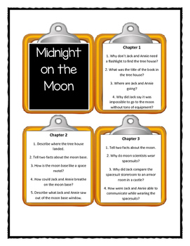 midnight moon discussion cards magic tree house preview
