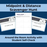 Midpoint & Distance Formulas Scavenger Hunt
