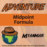 Midpoint Formula Activity - Printable & Digital Worksheet 