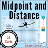 Midpoint and Distance Boom Cards