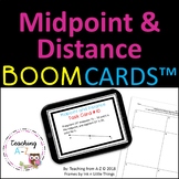 Midpoint and Distance Formula Boom Task Cards