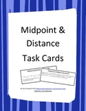 Midpoint and Distance Task Cards